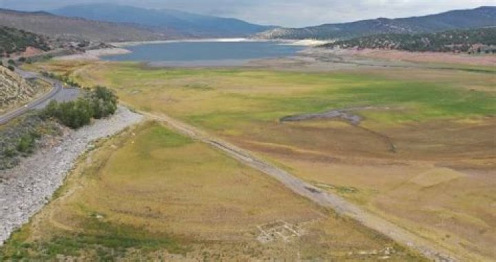 Drought In Utah Uncovers Ghost Town Submerged In Reservoir