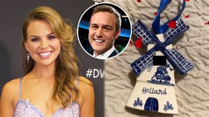 Hannah Brown Blames Peter Weber for Her Windmill Ornament Having a *Whole* New Meaning